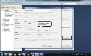10-	Configure the Sehedule to take the backup 