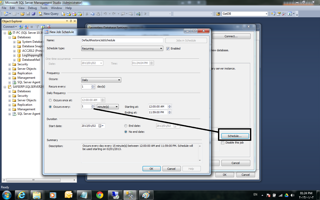Log Shipping in SQL Server 2008R2 Step by Step – DB Cloud TECH